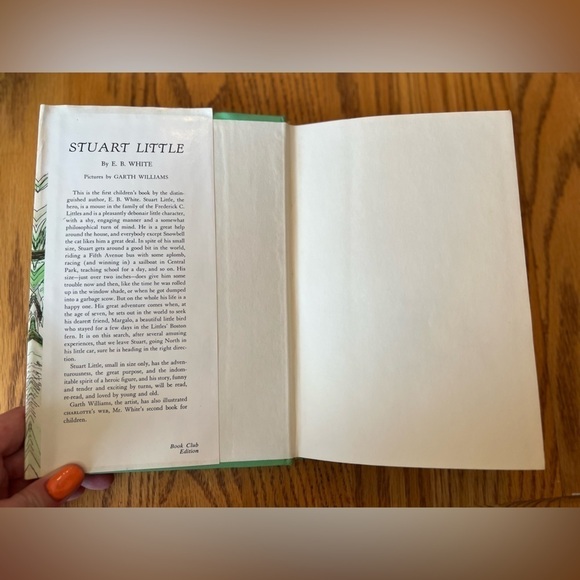 VINTAGE 1945 First Book Club Edition Stuart Little by EB White - Picture 5 of 8